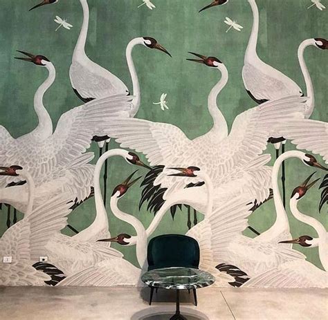 gucci crane wallpaper green|gucci grotesque wallpaper.